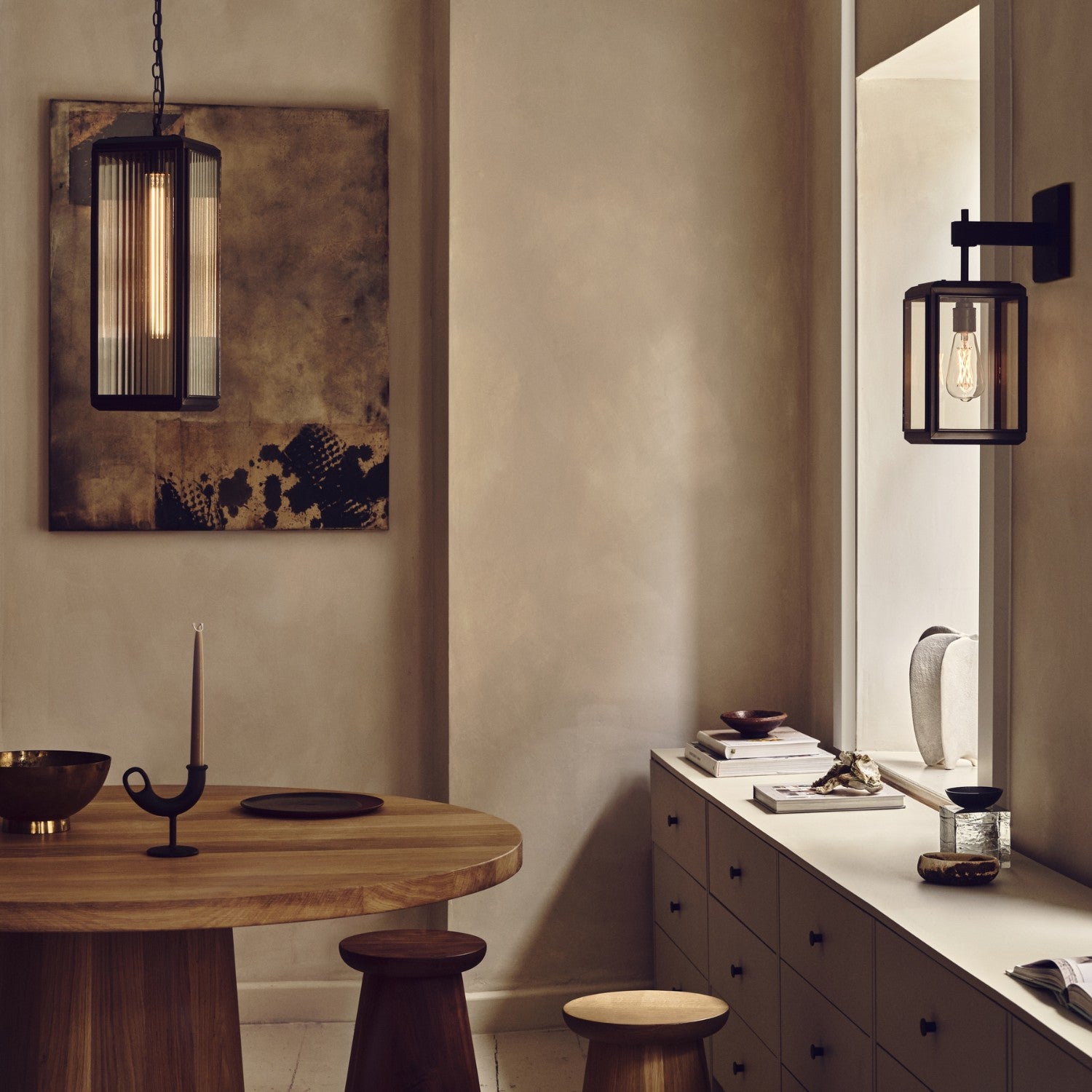 LILAC TALL LANTERN IP43 - Pendant Light