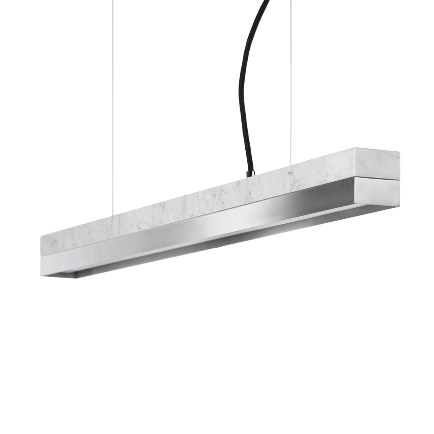 MARBLE & STAINLESS STEEL - Pendant Light - Luminesy